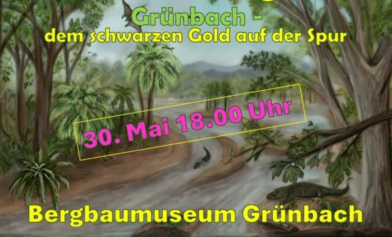 Plakatauszug "Die vergessene Dinoinsel Grünbach" (© Laura Mühlbacher)